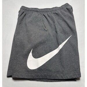 Nike Club Fleece Shorts Mens L Gray Swoosh Athletic Gym Sweatshorts BV2721-071
